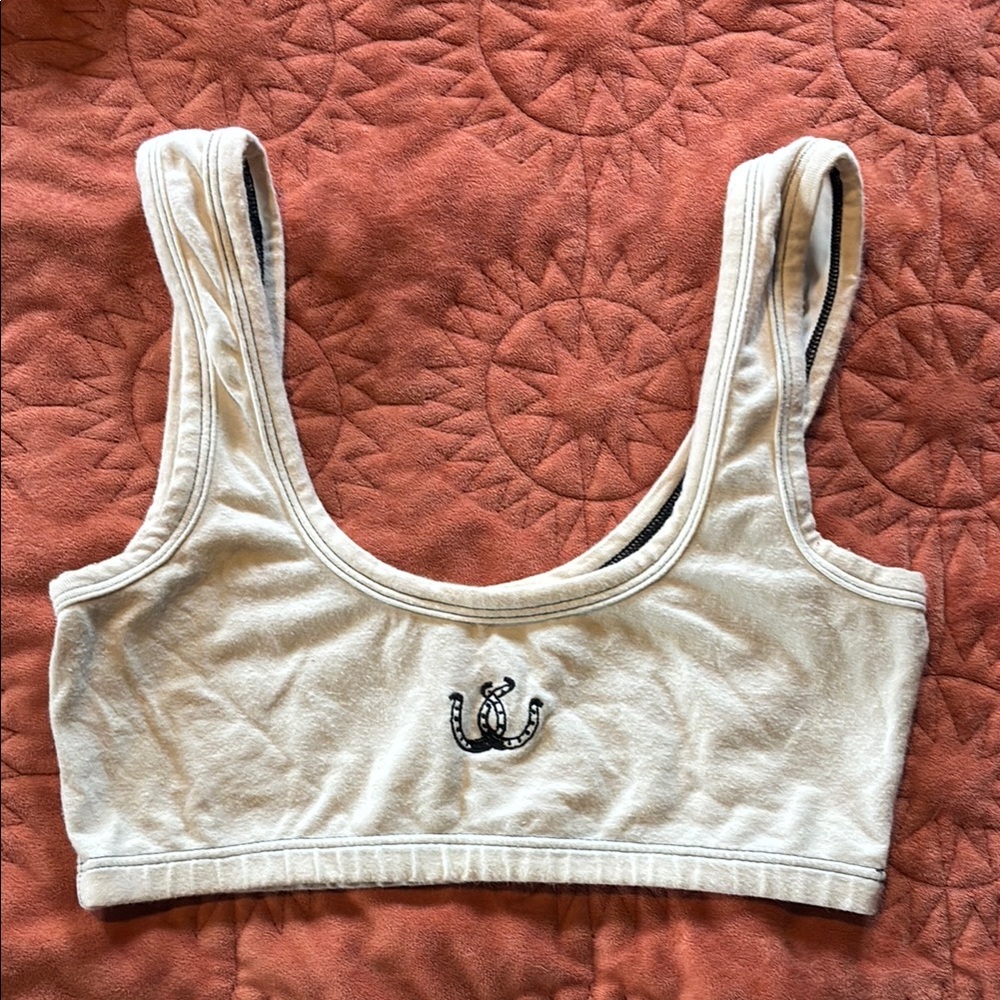 ARQ x Lisa Says Gah! Wide Strap Bra Horseshoe Small